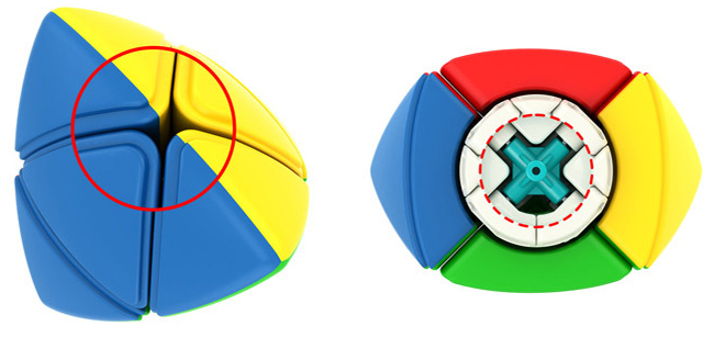 YongJun 2x2 Mastermorphix Stickerless Magic Cube